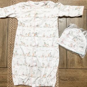 Kissy Kissy — Adorable White and Pink Kids Pajamas Set